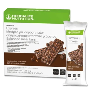 Formula 1 Express Bars for Balanced Nutrition - Meal Replacement Dark Chocolate 7 pieces